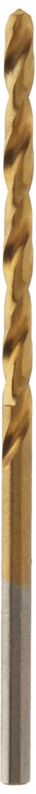 Irwin Tools 63907 Single Titanium Coated High-Speed Steel 135-Degree Split Point Drill Bit, 7/64", 7/64 Inches