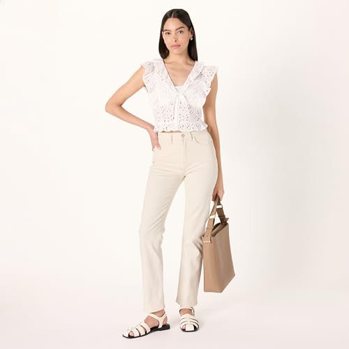 The Drop Women's Standard Janine Slim Straight Leg4