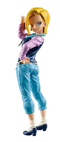 Banpresto Dragon Ball Super 6.7 pulgadas Android 18 figura, SCultures Big Budoukai 6, volumen 1