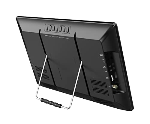 Image of Naxa Electronics NT-1600 Portable 16-inch TV and Digital Multimedia Player with Built-in ATSC Tuner for Over-The-Air HD TV, USB Support, Rechargeable Lithium Battery, AC Power, and DC Car Cord, Black