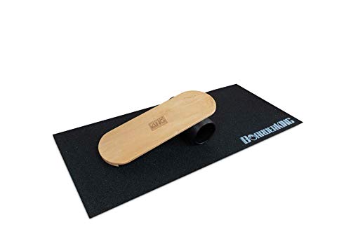 BoarderKING Classic Raw Wood - Tabla de skateboard de madera para interior, Raw Wood, 160 mm (Plastikrolle)