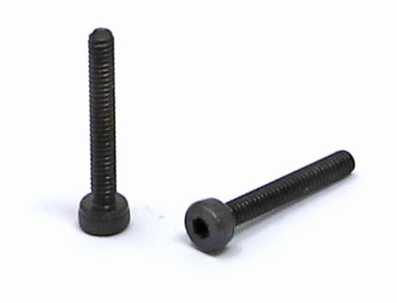 Image of iexcell 100 Pcs M2 x 14mm Thread Pitch 0.4 mm Alloy Steel 12.9 Grade Hex Socket Head Cap Screws Bolts Kit, Black Oxide Finish