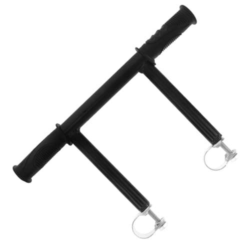 MUCKLILY Kinderwagen Fahrradlenkerverlängerungen Befestigung des Kutschengriffs Fahrrad Lenker verlängerung Universelle Armlehnenhalterung Rostfreier Stahl Black