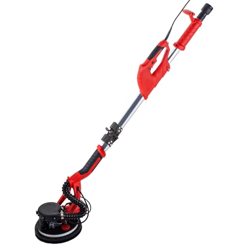 Happybuy Drywall Sander 850W, Variable Speed, Foldable, with Light & Bag