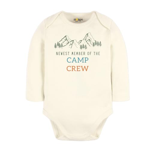 New Member of the Camp Crew Baby Bodysuit Tshirt for Kids Toddler Tee Cute Camping Outfit