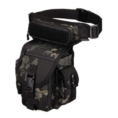 HUNTVP Taktisch Beintasche Militär Beinbeutel MOLLE Hüfttasche Sport Tactical Leg Bag...
