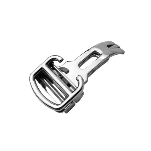 Hebilla desplegable oro rosa en acero inoxidable 316L de alta resistencia para reloj