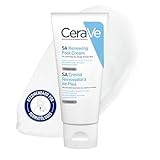 CeraVe SA Crema de Pies Renovadora, Para Pies Extremadamente Secos, Ásperos e Irritados, Exfolia e Hidrata Intensamente, Con Ácido Salicílico, 3 Ceramidas Esenciales y Lactato de Amonio, 88ml