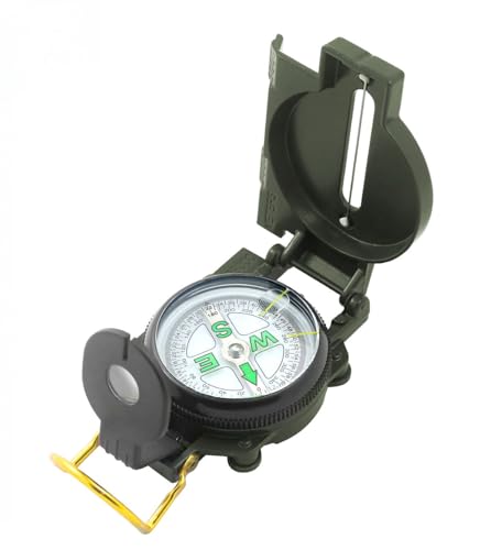 Brújula militar lensática para outdoor y supervivencia