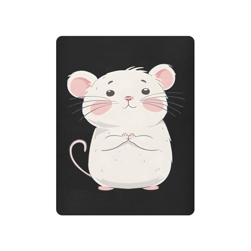 JIPONI Mouse Cartoon Soft Playard Sheet- Pack & Play Sheets Fitted, Breathable Mattress Cover for Standard Size Play Yard, 39’x27’x5’