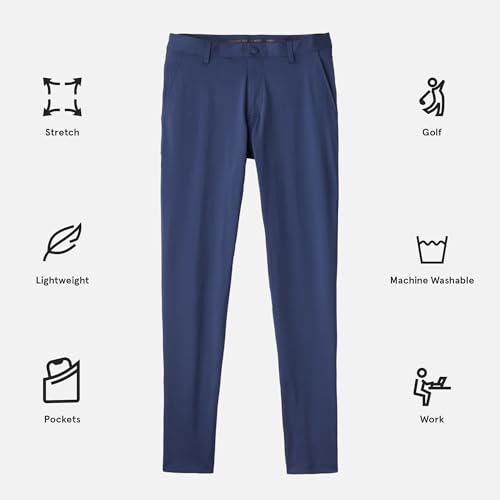 Rhone Commuter Skinny Men's Pants, Ultra Slim-Fit Mens Dress Pants, Stretch Fabric, Slim-Straight Mens Slacks4