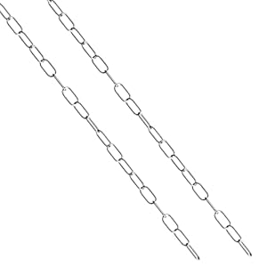 Hannger Edelstahlkette 1,5m 2mm Stärke 2Stk