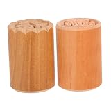 SHINEOFI 2 Stück Holz mondkuchenstempel mit Chinesischen Motiven Handgefertigtes Gebäck prägestempel für Mondkuchen Dim Sum Teig und Kekse Langlebiges Backzubehör für Traditionelle