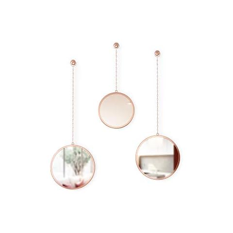 Conjunto de espejos redondos Umbra Dima Trio, Cobre Cover
