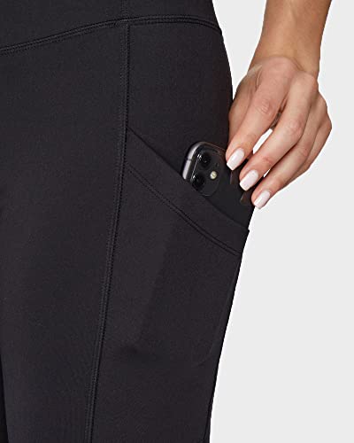 32 Degrees Women’s High Waist Yoga Pants with Pockets | Workout Athletic Leggings3