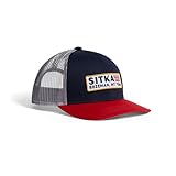 SITKA Gear Unisex Patriot Mid Trucker Hat - Eclipse, One Size