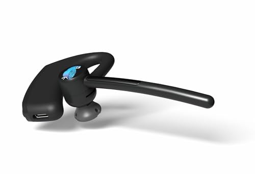 Image of BlueParrott M500‑XT Mono Bluetooth Headset, 93% Noise‑Cancelling AI‑Powered Dual‑Mic, Open‑Ear Design for Rideshare & Delivery Drivers, IP54‑Rated, 11 Hours Talk Time, Black