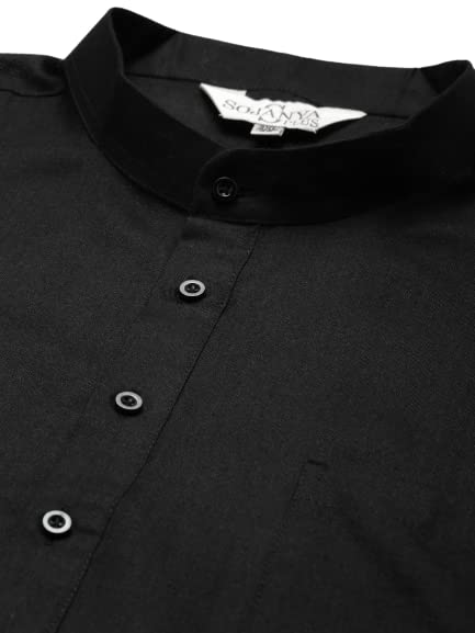 Image of SOJANYA (Since 1958, Men's Silk Blend Grey Kurta Pyjama & Silk Blend Jacket Combo