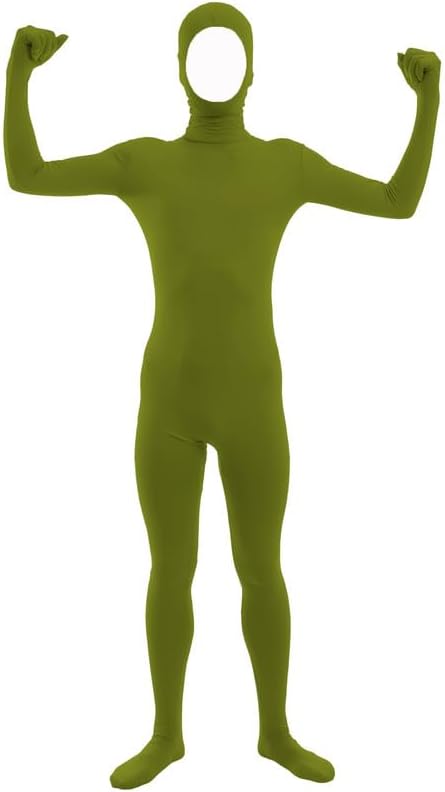 Men's and Women's Face Open Spandex Halloween Costumes Bodysuits - Image 2