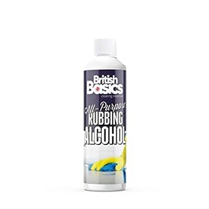 BritishBasics All Purpose Rubbing Alcohol | Isopropyl 99.9% Pure Isopropanol IPA for Cleaning 500ml