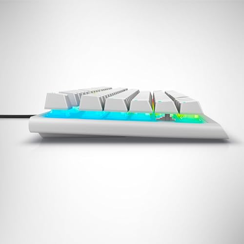 AW420K Tastiera Gaming senza Tastierino Numerico, Design Compatto, Switch CHERRY MX Red, USB, Anti-Ghosting, N-Key Rollover, Retroilluminazione AlienFX RGB, Tastiera Italiana - Lunar Light - Tastiera gaming - Immagine 8