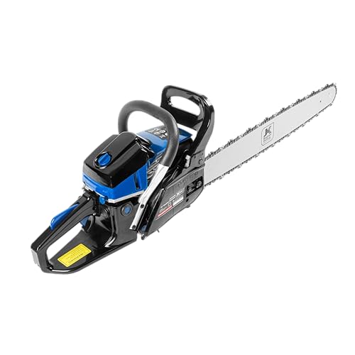 Image of JK SuperDrive 58cc Heavy duty 22 inch petrol chainsaw for wood cutting, Heavy chain saw Fuel Chainsaw (Without Battery)