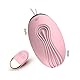 Eiervibrator Rosa Mini Vibrator für Frauen Vibro Ei10 Vibrationsarten Vibratoren Frauen Leise Vibrator Ferngesteuert ABS Silikon Wasserdicht Länge 7.9 cm ⌀3.3 cm egg Fernbedienung FOPS M72