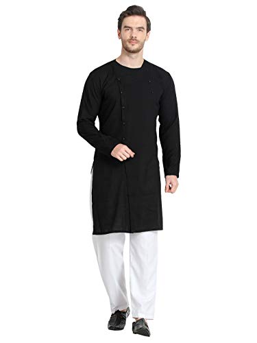 Image of Leriya Fashion Men's Slub Cotton pathan Suit Kurta
