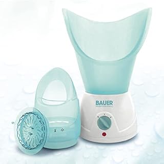 Bauer 38680 Facial Spa Face Steamer and Nasal Inhaler Set, Removes Blackheads & Opens pores