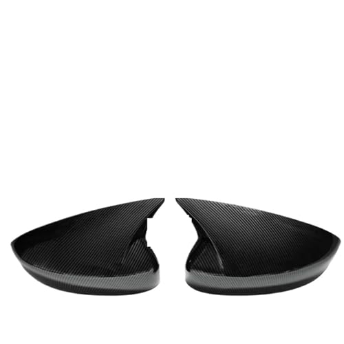 マツダ CX5に適合する CX-5 2017-2023に適合する カーボンファイバーパターン リアビューサイドミラーカバーキャップ バックミラーハウジングカバ(Carbon fiber pattern)