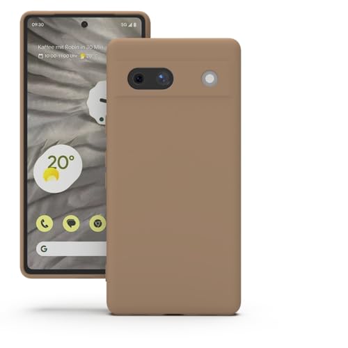 Coque Google Pixel 7A antichoc couleur thé au lait pour votre quotidien