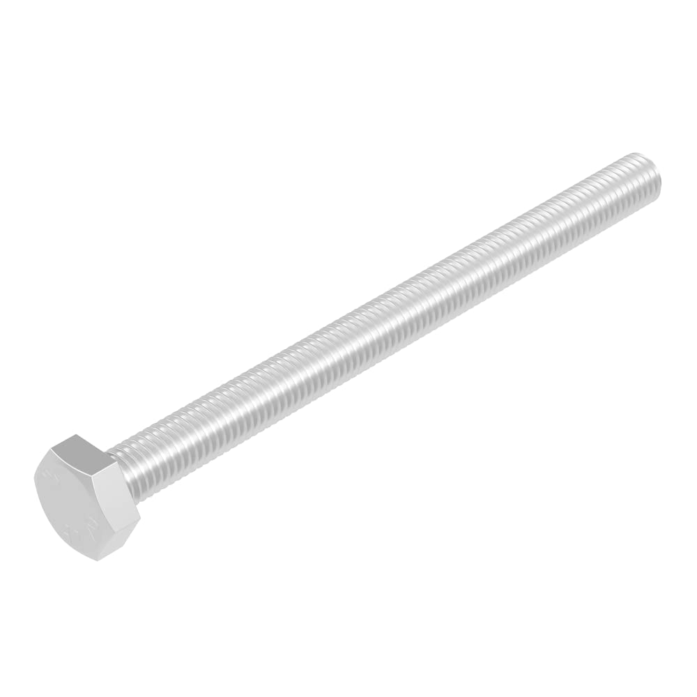 SECCARO Viti a testa esagonale, M5 x 65 mm, in acciaio inox V2A VA A2, DIN 933/ISO 4017, esagonali esterni, 20 pezzi