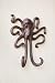 Kalaou Cast Iron Wall- Coat Hook- Octopus- 5.5" By 6"