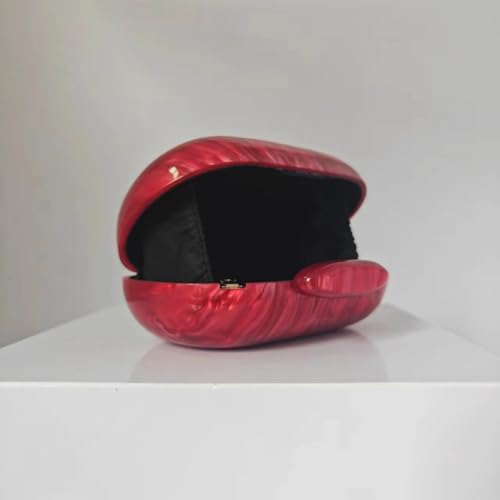 Image of Acrylic Bubble Bag Luxury Marble Clutch Evening Purses for Women Glitter Handbag for Wedding Party Prom