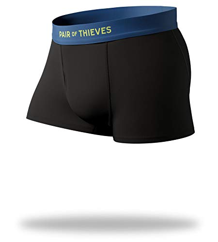 Pair of Thieves SuperFit Men’s Trunks - Breathable Mesh Cooling, Stay-Put Waistband, No-Chafe Seams - The Solid, Medium