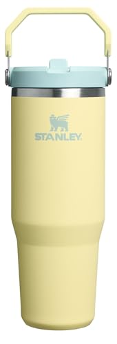 Image of Stanley IceFlow 2.0 Flip Straw Tumbler with Handle 30 oz | Twist On Lid and Flip Up Straw | Leak Resistant Water Bottle | Insulated Stainless Steel | BPA-Free | Pomelo