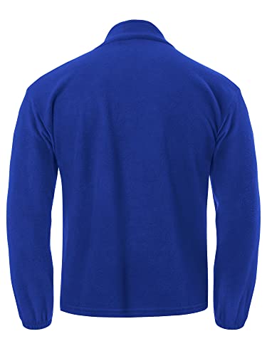 Hat and Beyond Men's Winter Microfleece Wilderness Outdoors Jacket with Side Pockets3