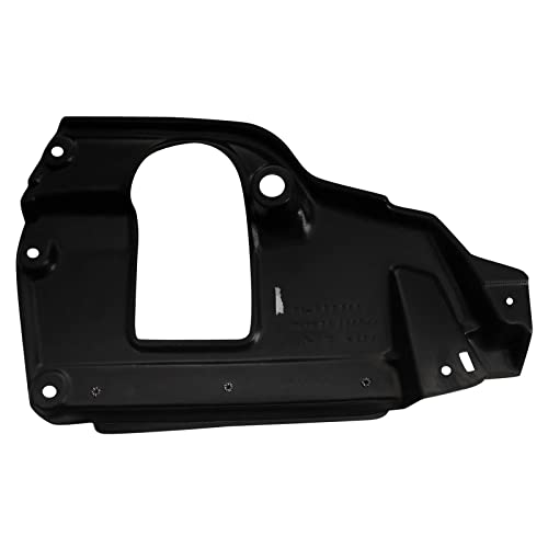 Image of TRQ Right Engine Splash Shield Black Passenger Side Compatible with 2008-2021 Toyota Land Cruiser TO1251128
