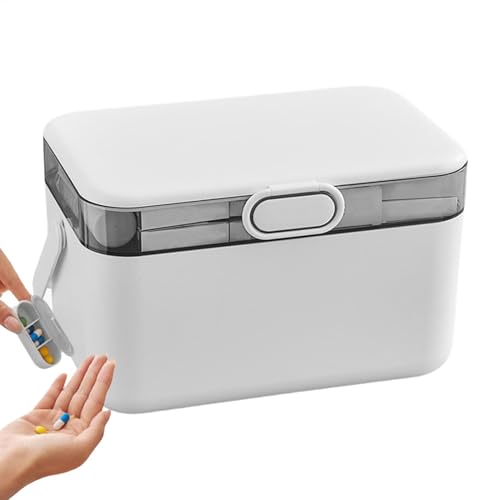 Boîte de rangement pour médicaments hermétique et coffre de dépôt maison - 8