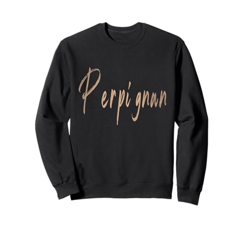 Perpignan Francia Diseño Elegante Vintage Sudadera