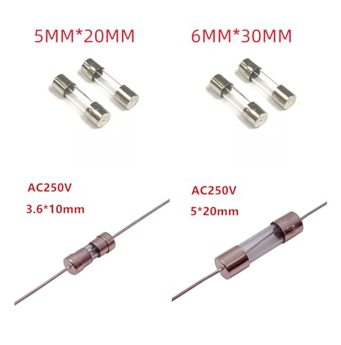 Fusible 5x20mm en verre action rapide 250V protégeant efficacement contre les surtensions