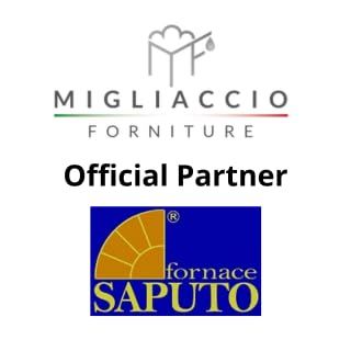 Migliaccio Forniture Ofenstein, Quadratisch, Ton, Bäckerstein, Baking Stone, 32 x 32 x 2 cm – 100 % handgefertigt, Beige