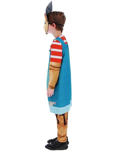 Smiffys Pinocchio & Friends, Pinocchio Costume All In One & Mask, Officially Licensed Pinocchio Fancy Dress, Child Dress Up Costumes - Image 2