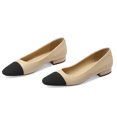 Womens Flats Shoes Comfortable Slip On Flats Round Toe Casual Ballet Flats Dressy Shoes 5-114