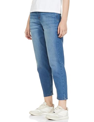 Image of Amazon Brand - INKAST Women's High Rise Ankle Length MOM Fit Jeans