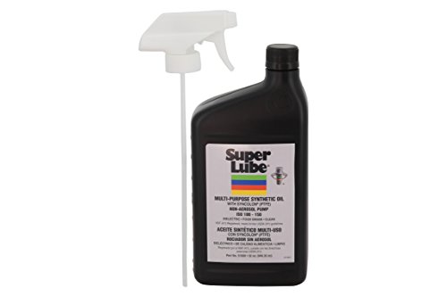 Super Lube 51600 Multi-Purpose Non-Aerosol Oil with PTFE, Trigger Sprayer, 1 quart, Translucent White #1