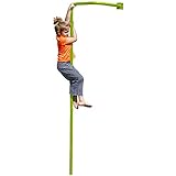 Spielturmking Feuerwehrstange MAX 2,70 m Kletterstange Rutschstange Spielturm (Limon Grün)