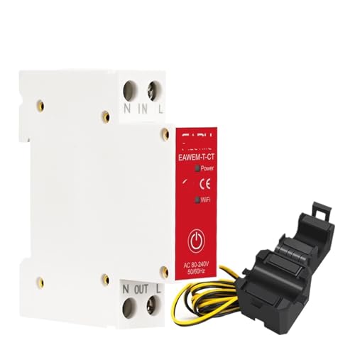 Energy Meter AC 110V 230V 63A with Current Transformer clamp Type kWh Power Monitor Power Statistics