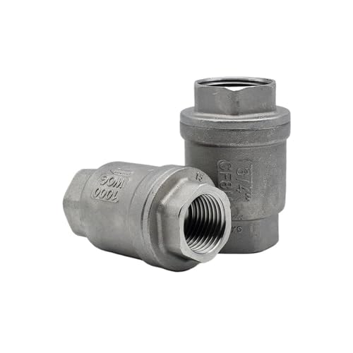 Válvula de bola unidireccional vertical DN25 roscada en acero inoxidable para agua