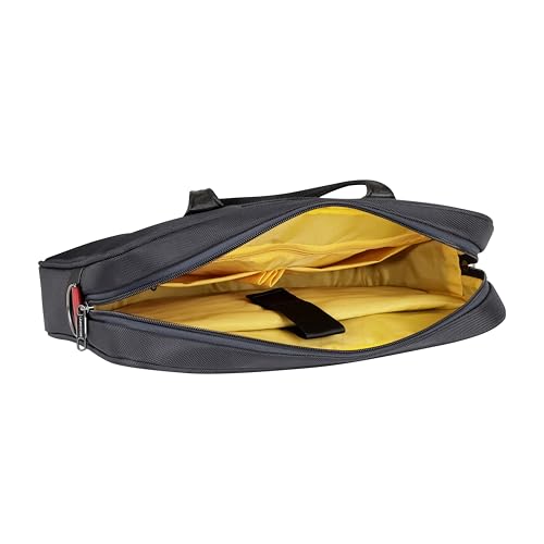 Image of Lavie Sport Elevate Briefcase 9L Laptop Briefcase Bag | Premium Leatherette Business Briefcase for Men & Women | Messenger Shoulder Bag with Detachable Strap